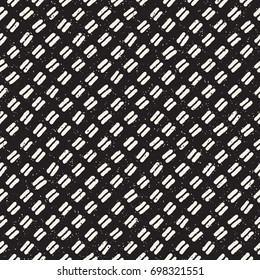 Seamless pattern with hand drawn lines. Abstract background with freehand brush strokes. Black and white grunge texture. Ornament for wrapping paper.