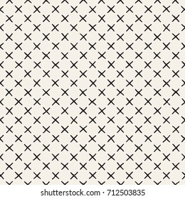 Seamless pattern with hand drawn lines. Abstract background with freehand brush strokes. Black and white grunge texture. Ornament for wrapping paper.