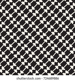 Seamless pattern with hand drawn lines. Abstract background with freehand brush strokes. Black and white texture. Ornament for wrapping paper.