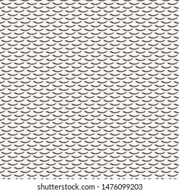 Seamless pattern hand drawn little leaf twig stripe background. Ethnic nature allover print. Vector line art swatch