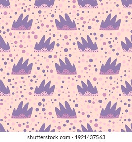 Patrón sin brillo con formas orgánicas dibujadas a mano. Hermosa textura para textil, papel impreso, rayado o papel pintado. Ilustración vectorial. Un fondo abstracto de color.