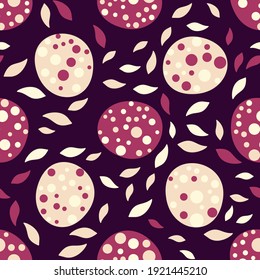 Patrón sin brillo con formas orgánicas dibujadas a mano. Hermosa textura para textil, papel impreso, rayado o papel pintado. Ilustración vectorial. Un fondo abstracto de color.
