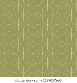 Seamless pattern with hand drawn ornament in style Art Deco. For wrapping paper, home decor other design projects. 3D Illustration