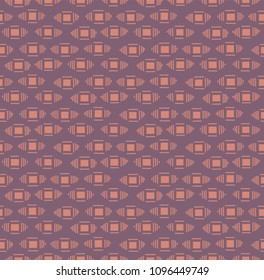 seamless pattern with hand drawn ornaments