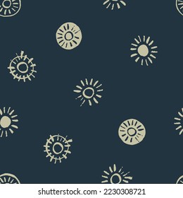 Seamless pattern with hand drawn ornameny in style Art Deco. For wrapping paper, home decor other design projects. 3D Illustration
