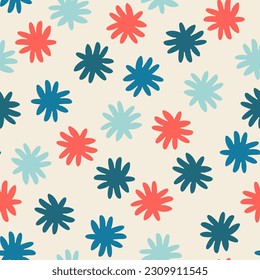 Seamless pattern. Hand drawn patterns inspired by the rich colors of natural dyes, organic and geometric shapes, vintage charm with a modern touch For wrapping paper, other design projects