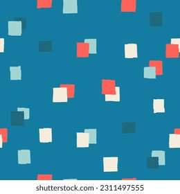 Seamless pattern. Hand drawn patterns inspired by the rich colors of natural dyes, organic and geometric shapes, vintage charm with a modern touch For wrapping paper, other design projects