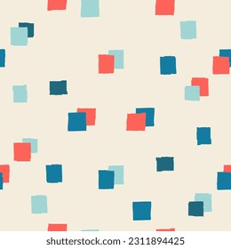 Seamless pattern. Hand drawn patterns inspired by the rich colors of natural dyes, organic and geometric shapes, vintage charm with a modern touch For wrapping paper, other design projects