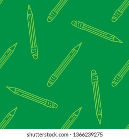 Seamless pattern of hand drawn pencil for web design