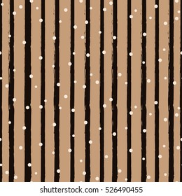 seamless pattern with hand drawn polka dots on turquoise diagonal texture background