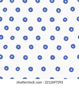 Seamless pattern. Hand drawn rings decorated with patterns in Scandinavian style, holidays concept. For wrapping paper, other design projects
