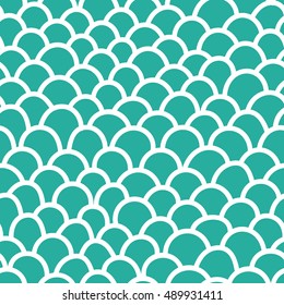  Seamless pattern of hand drawn scale. Abstract seamless pattern. Graphic ornament. Vector repeating texture. Reptile skin texture.