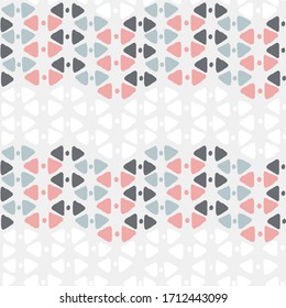 Seamless pattern. Hand drawn scandinavia. Vector