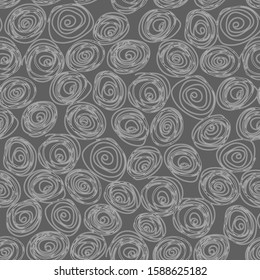 Seamless pattern. Hand drawn  scribble waves. Can be uset for textile, wallpapers, prints and web design