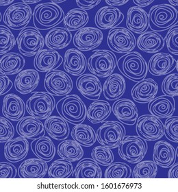 Seamless pattern. Hand drawn  scribble waves. Can be uset for textile, wallpapers, prints and web design