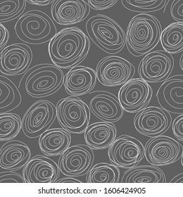 Seamless pattern. Hand drawn  scribble waves. Can be uset for textile, wallpapers, prints and web design