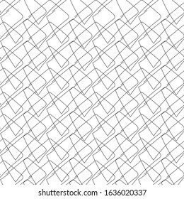 Seamless pattern. Hand drawn  scribble waves. Can be uset for textile, wallpapers, prints and web design