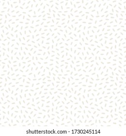 Seamless pattern with hand drawn shapes background. Random brush strokes.Vector illustration. White beige texture.