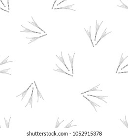 Seamless pattern of hand drawn sketch style Leeks.Vector illustration isolated on white background