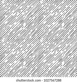 Seamless pattern of hand drawn sketches inclined parallel hatching grunge texture. vector illustration