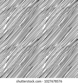 Seamless pattern of hand drawn sketches inclined parallel hatching grunge texture. vector illustration