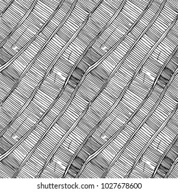 Seamless pattern of hand drawn sketches rough hatching grunge texture. Vector illustration