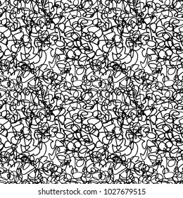 Seamless pattern of hand drawn sketches scribbling grunge texture. Vector illustration