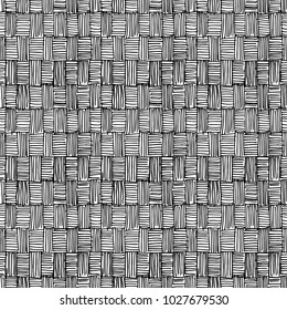 Seamless pattern of hand drawn sketches rough hatching grunge texture. Vector illustration