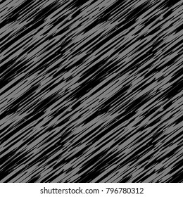 Patrón sin fisuras de bocetos dibujados a mano patrón grunge de eclosión diagonal aproximada. La textura tiene un tono medio y oscuro.