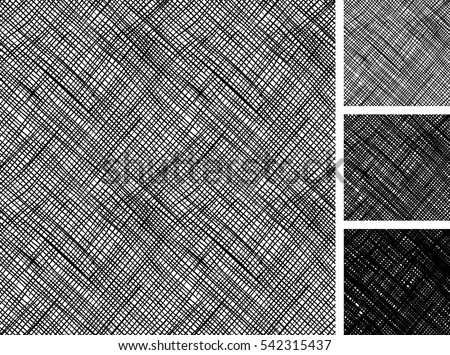 Seamless pattern of hand drawn sketches rough cross hatching grunge pattern. texture has three different shades: light, mid and dark tone.  Stock foto © 