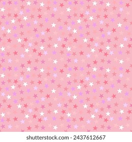 Seamless pattern with hand drawn star. Background for textile, wrapping paper, fashion, illustration.