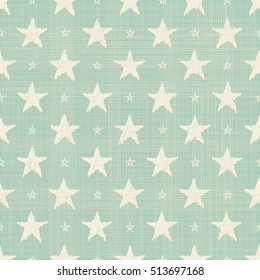 seamless pattern with hand drawn stars on texture background. Endless pattern can be used for ceramic tile, wallpaper, wrapping paper, invitation card, textile, web page background