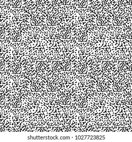 Seamless Pattern Of Hand Drawn Stippling Texture.  Halftone Dots And Stippled Background, Vector Illustration