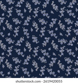 Seamless pattern with hand drawn with stylized bunches of currants Block Prints inspired by printmaking that uses wooden blocks to transfer repeating designs onto textiles.