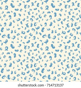 Seamless pattern with hand drawn swashes. Graphic design elements for baby shower or wedding invitation, birthday card, sketch book cover, flyer, poster. Brush strokes texture. Vector illustration.