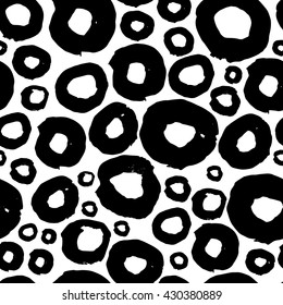 Seamless pattern with hand drawn textures. Vector