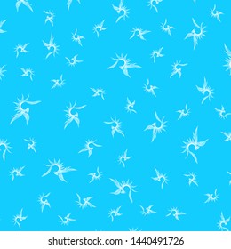 Seamless pattern of hand drawn vector dragon isolated on white background. Fantastic dragon icon. Freehand seamless silhouette of mythology aminal. Fantasy outline illustration.