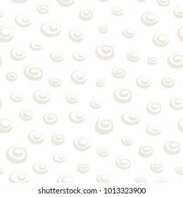 Seamless pattern with hand drawn whimsical brush strokes. Scrapbook wallpaper. Brush swashes texture. Vector illustration. Random geometric graphic design elements.