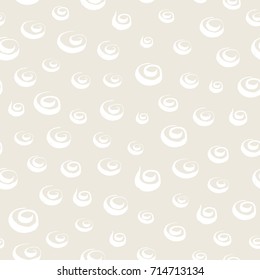 Seamless pattern with hand drawn whimsical swashes. Random geometric graphic design elements. Scrapbook wallpaper. Brush brush strokes texture. Vector illustration
