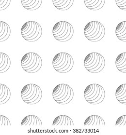 Seamless pattern of hand made doodle vector abstract circle symbol/sketch vector design drawing handmade by line marker on Art theme