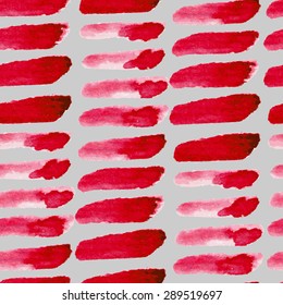 Seamless pattern with hand painted watercolor strokes.