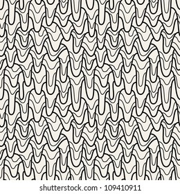 Seamless pattern with hand-drawn archs. Creative abstract background