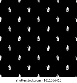 Seamless pattern. Hand-drawn chalk to your designs. Vector illustration for web design or print.