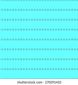 Seamless pattern of hand-drawn circles pale aquamarine circles on a blue background