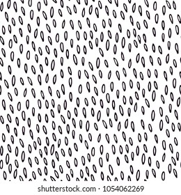 seamless pattern with hand-drawn grains