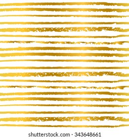 Seamless pattern hand-drawn line in golden color, background for invitations and greeting cards