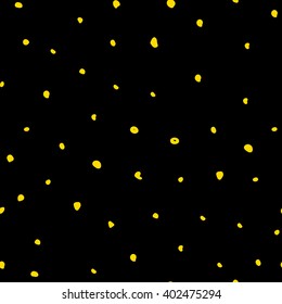 Seamless pattern with hand-drawn sketch dot. Bacground vector illustration points in doodle style hand drawn sketch art.