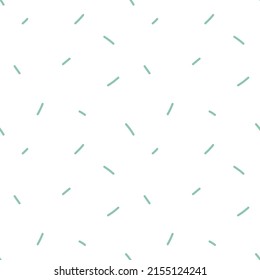Seamless pattern of hand-drawn tropical cactus spines. Summer Scandinavian Vector illustration of spiny cacti for child, print, background, typography, textile, baby, home