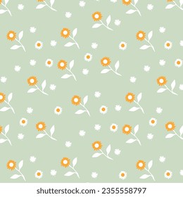 Seamless pattern hand-drawn with tropical leaves. floral seamless pattern with leaves The geometric pattern with lines. Seamless vector background. for paper,cover,interior deecor,texture,fabric