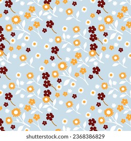 Nahtloses Muster, handgezeichnet mit tropischen Blättern. Blumennahtloses Muster mit Blättern Das geometrische Muster mit Linien. Nahtloser Vektorhintergrund. für Papier, Deckel, Innendekoration, Textur, Gewebe